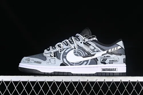 All Categories Nk SB Dunk Series Nk SB Dunk Low Low-top sneakers Special offer Nk Dunk Low Space-time Machinery Hand-painted spray painting SB deconstructed shoelaces low-top casual sneakers DJ6188-002